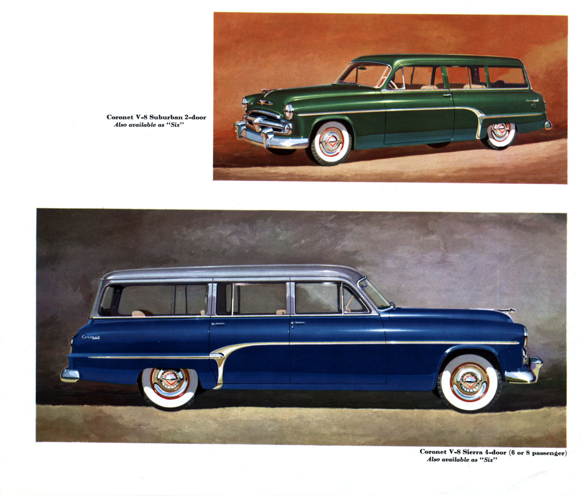 1954 Dodge Car Brochure Page 7